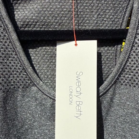 Sweaty Betty,London Gray and Black Ombre racer back Tank Top - Picture 8 of 8